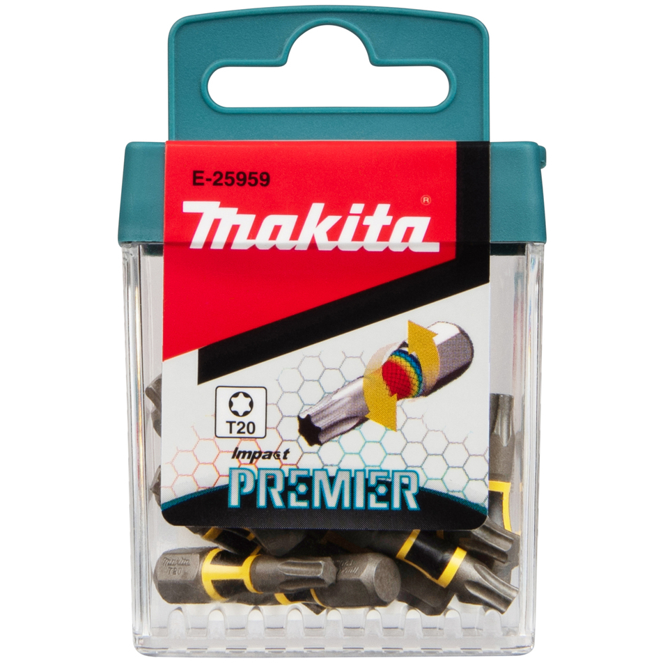 Makita E-25959 Impact Premier Torsion Screw Bit T20, 15pc