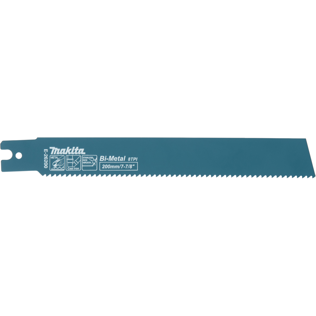 Makita E-26200 200mm Bi Metal Reciprocating Saw blade for JR003G , PK5