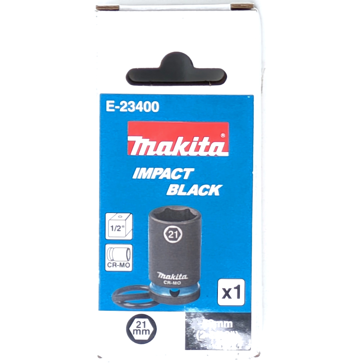 Makita E-23400 21mm Impact Socket x 52mm 1/2" Square Drive  (Replaces 134833-2)