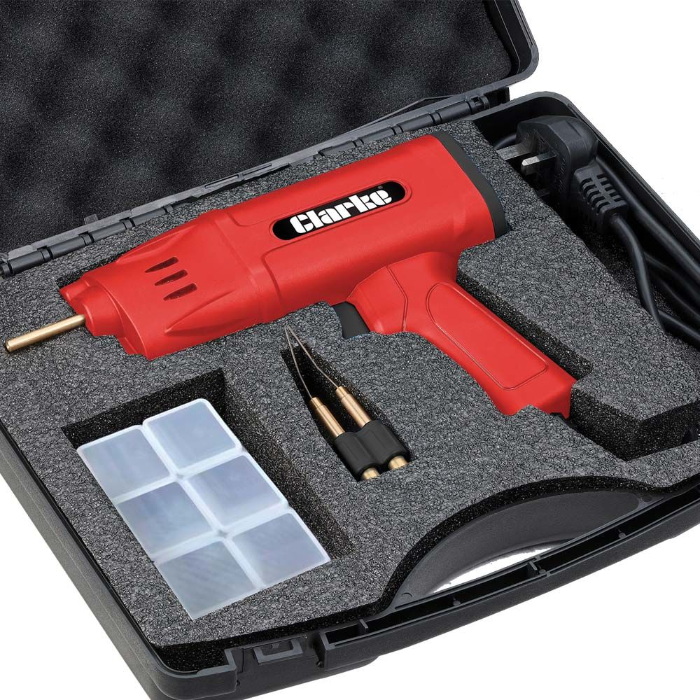 Clarke 3400771 PSW1 Hot Staple Kit for Repairing / Welding Plastic