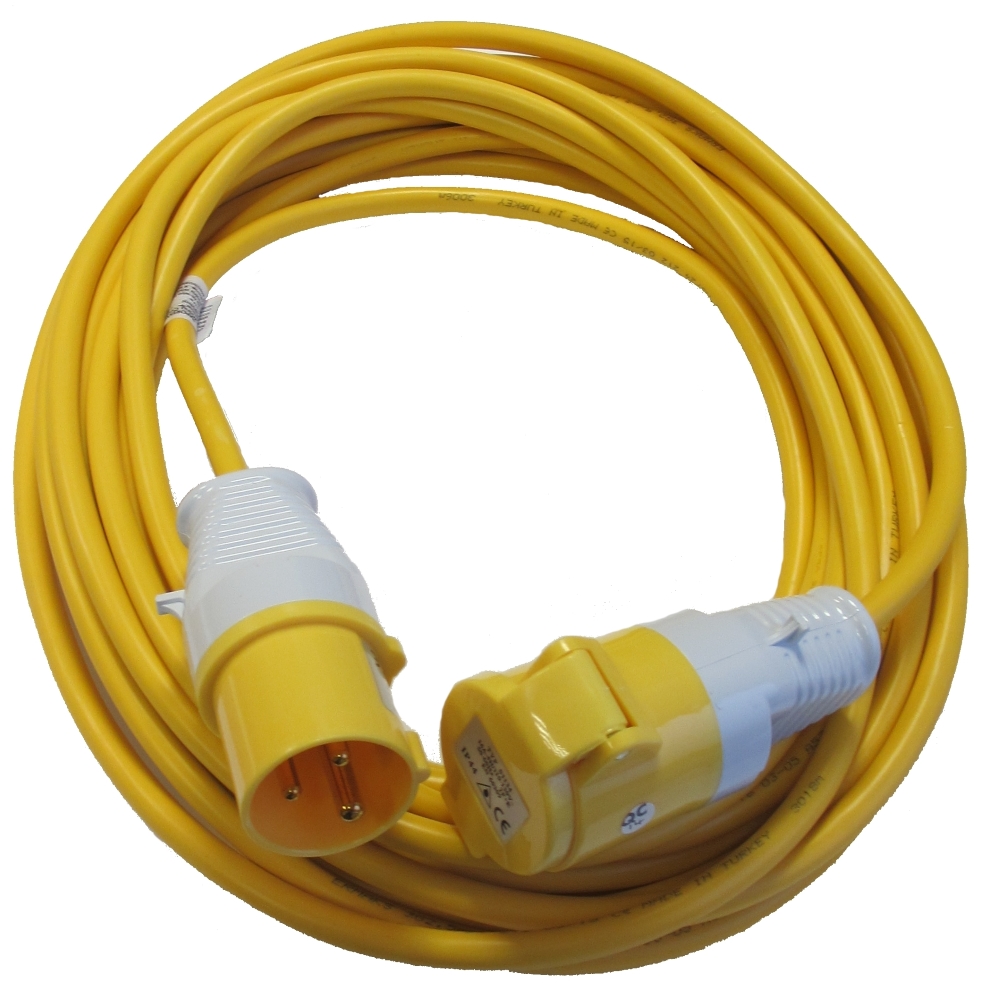Lawson-HIS 110V x 14 Metre Heavy Duty 2.5mm Extension Lead 16amp ELF025