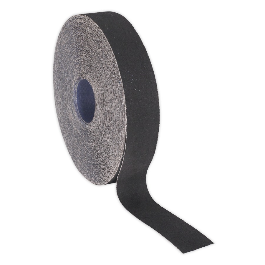 Sealey ER2550120 Emery Roll Blue Twill 25mm x 50mtr 120Grit