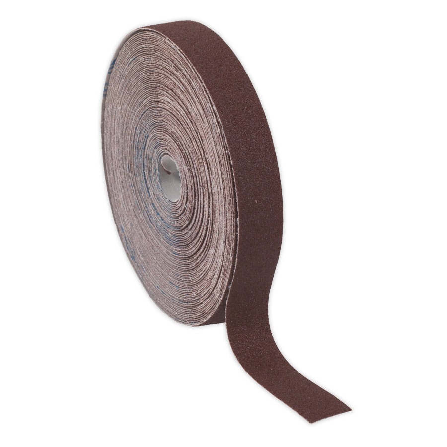 Sealey ERB255080 Emery Roll Brown 25mm x 50mtr 80Grit