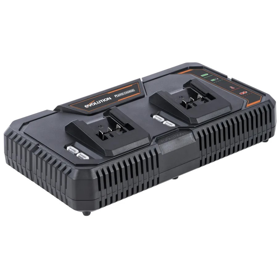 Evolution 108-0001A R18RCH-Li2 EXT Double Dock Rapid Charger 18V Li-ion