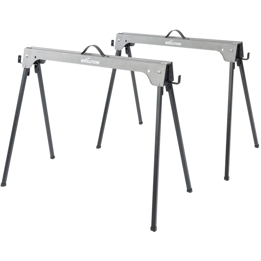 Evolution 005-0003 Metal Folding Sawhorse Stand (Twin Pack)