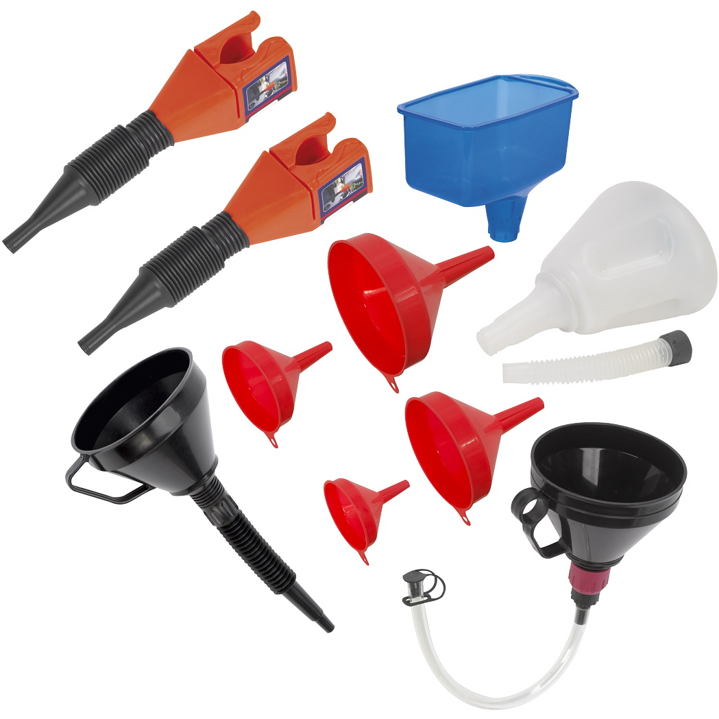 Sealey F10COMBO Funnel Combo 10 Piece