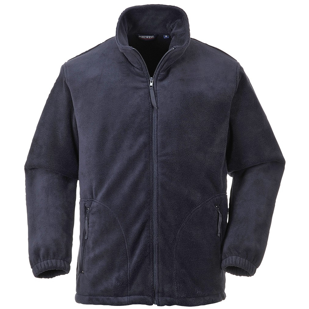 Portwest F400 Argyll Heavy Rainwear Fleece - Portwest Chest L (42"-44")-Navy Blue (NB)