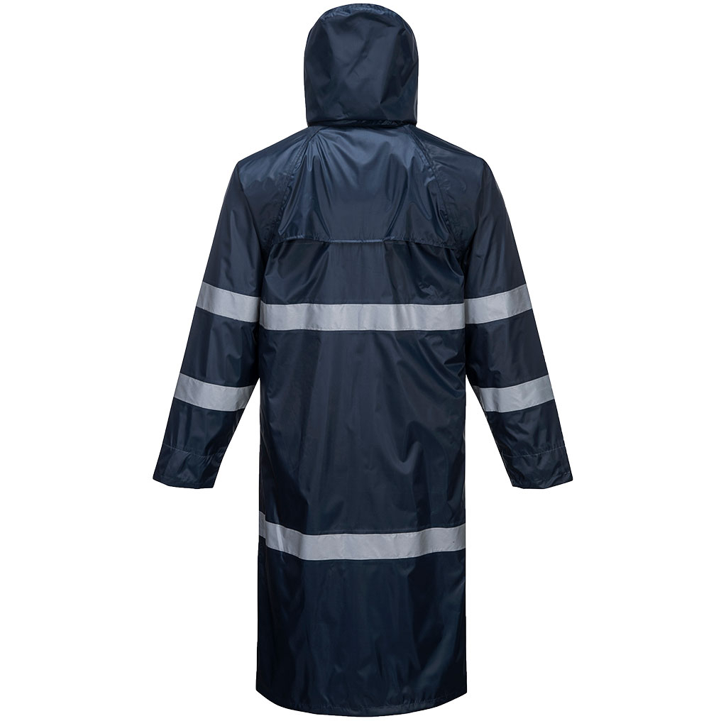 Portwest F438 Classic Rainwear Iona Rain Coat - Navy Blue