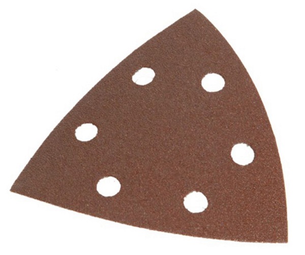 Faithfull FAIADSSC Delta Hook & Loop Sanding Sheets TR2 93mm Coarse 60 Grit (Pack of 5)