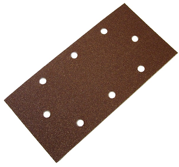 Faithfull FAIAOTSBD 1/3 Sanding Sheet Red B/D Perforated 93 x 230mm Assorted (Pack of 5)