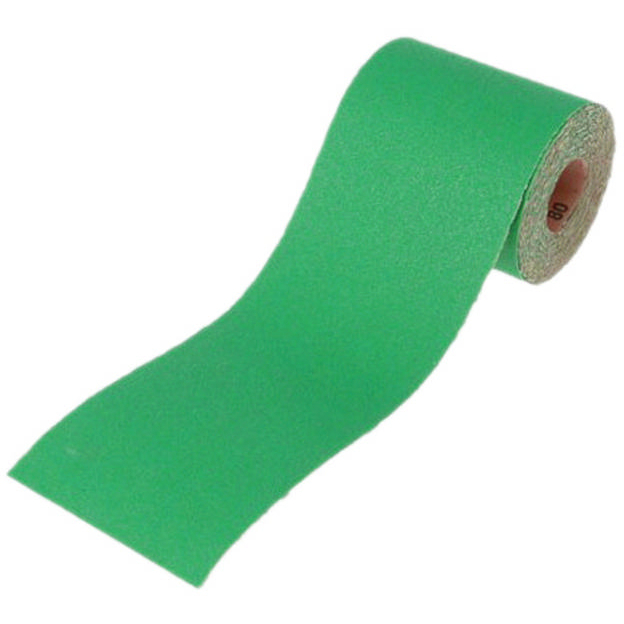 Faithfull FAIAR560G  Aluminium Oxide Sanding Paper Roll Green 115mm x 5m 60G