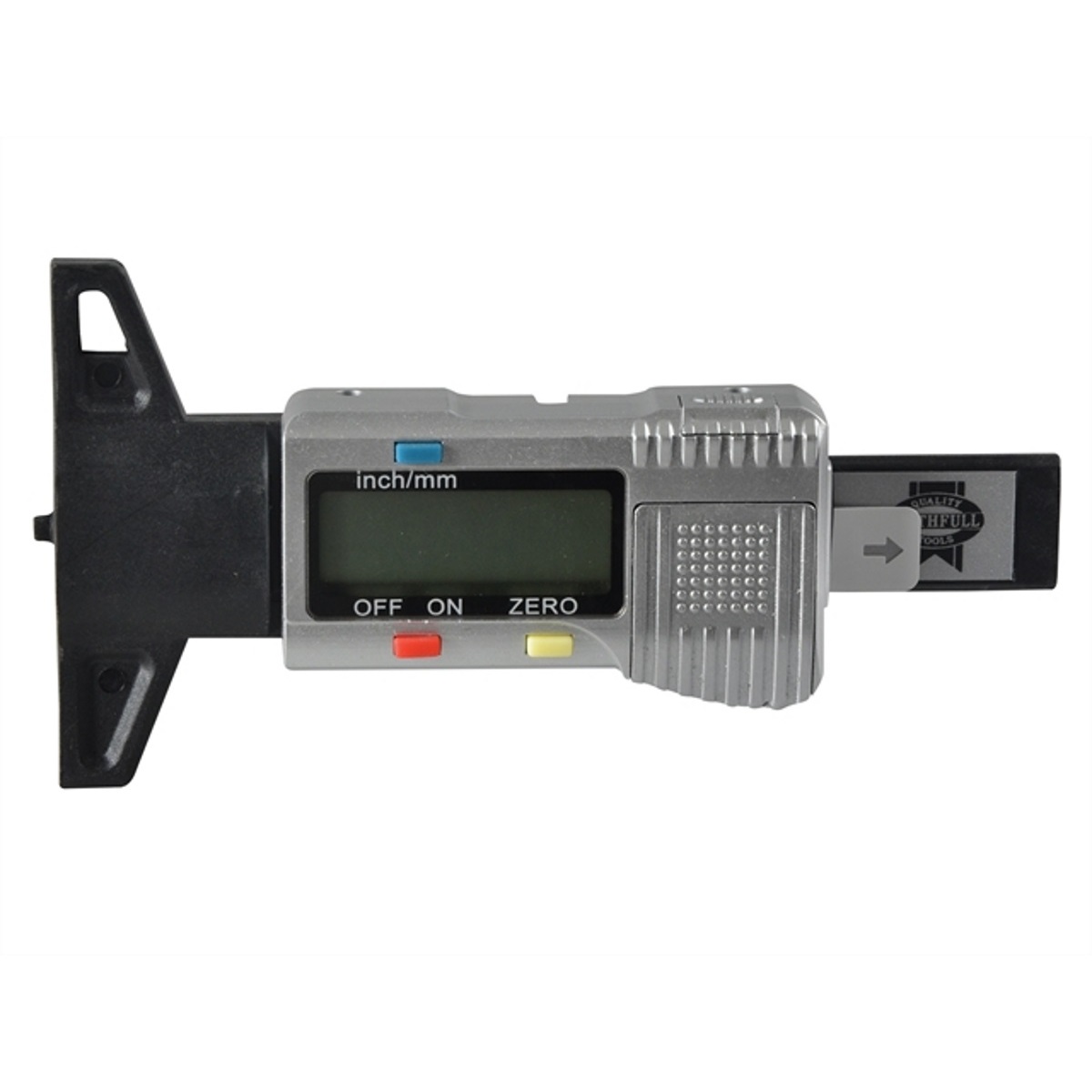 Faithfull FAIAUDEPTH Tyre Depth Gauge Digital Readout 0-25mm