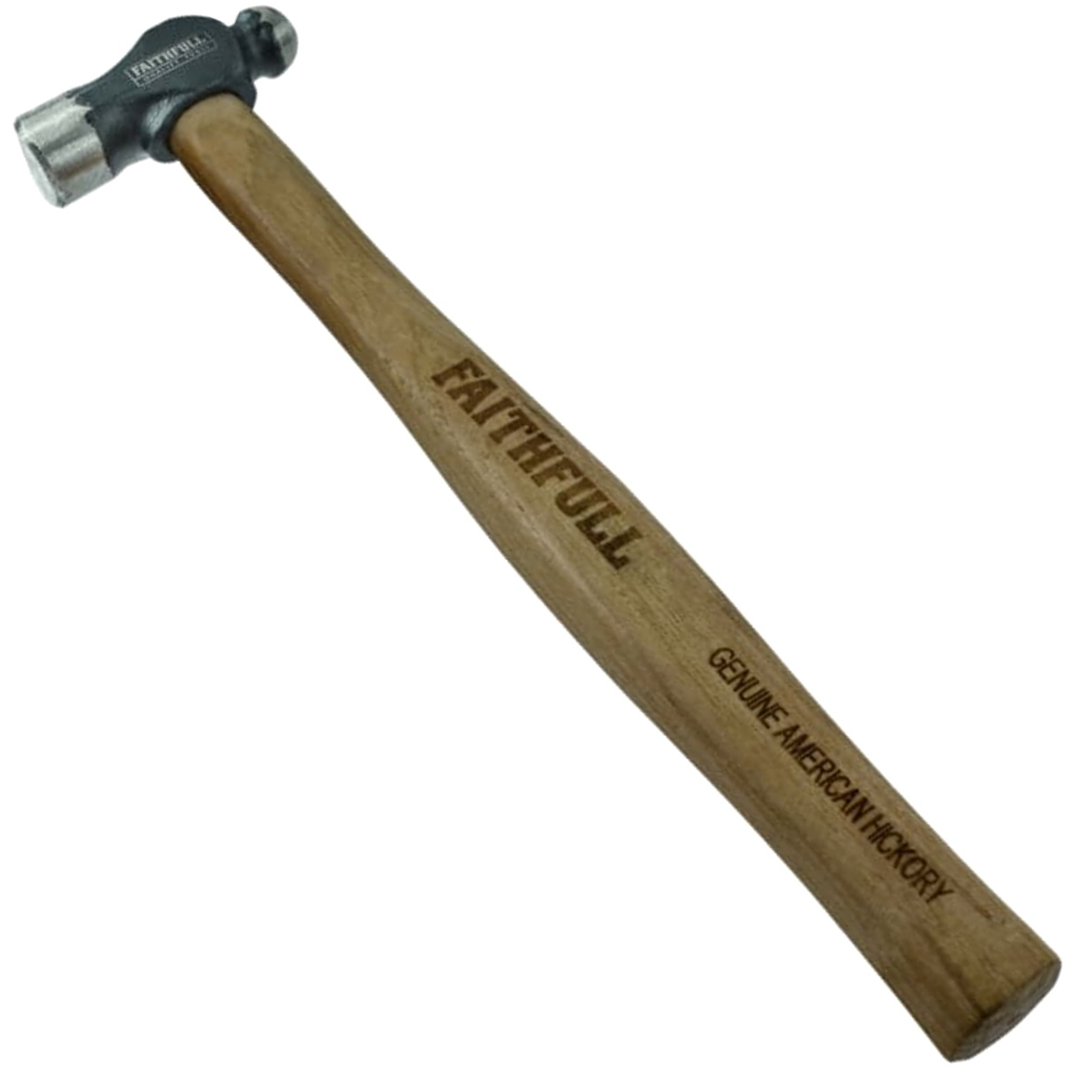 Faithfull FA031-04SH Ball Pein Hammer with Hickory Handle 113g (4oz) FAIBPH4