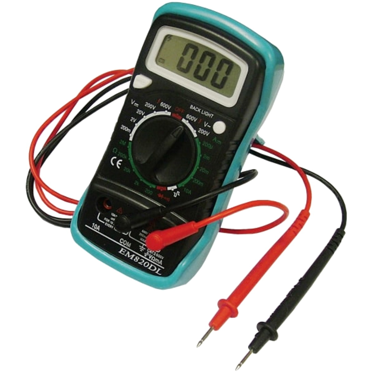 Faithfull FAIDETMULTI Multimeter LCD Display