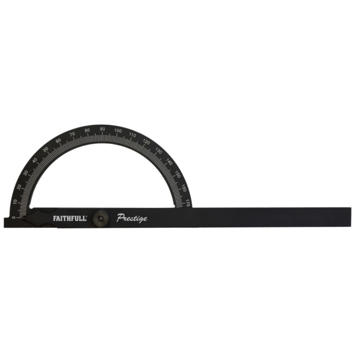 Faithfull 755002 Prestige Angle Gauge Black Aluminium 150 x 270mm FAIGAUGECNC