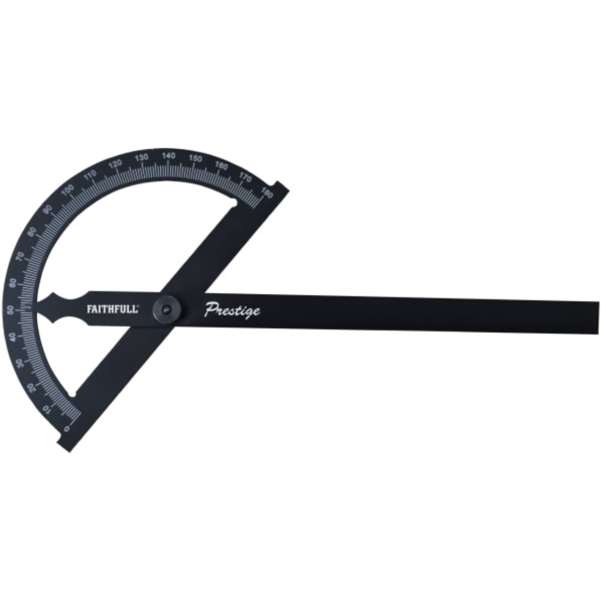 Faithfull 755002 Prestige Angle Gauge Black Aluminium 150 x 270mm FAIGAUGECNC