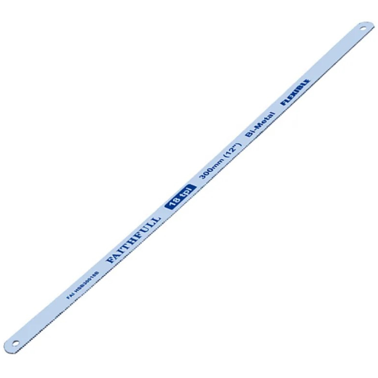 Faithfull FAIHSB30018 Hacksaw Blades 300mm (12in) x 18 TPI (Pack 2)