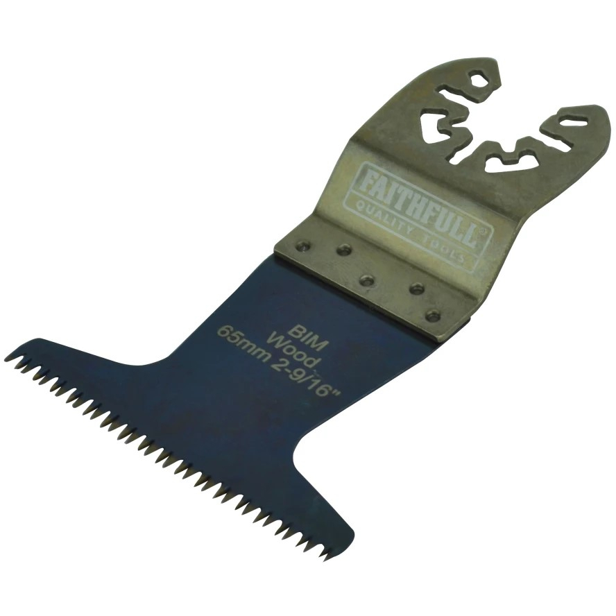 Faithfull FAIMFHW65P Premium Arc Cut Hardwood Bi-Metal Blade 65mm