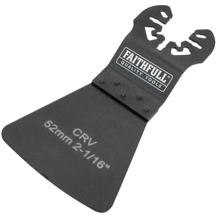 Faithfull FAIMFSCR52 Multi-Functional Tool Flexible CrV Scraper 52mm
