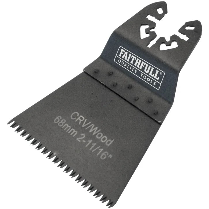 Faithfull FAIMFW68G  Multi-Function Tool CrV Flush Fast Cut Wood Ground Side Set 68mm