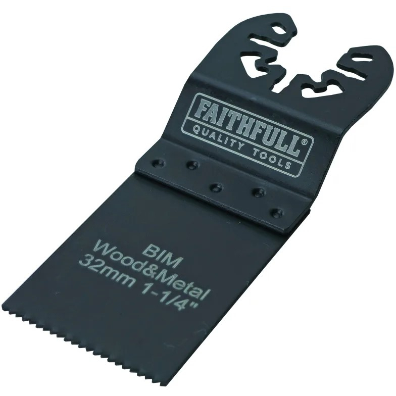 Faithfull FAIMFWM32 Bi-Metal Flush Cut Wood/Metal Blade 32mm