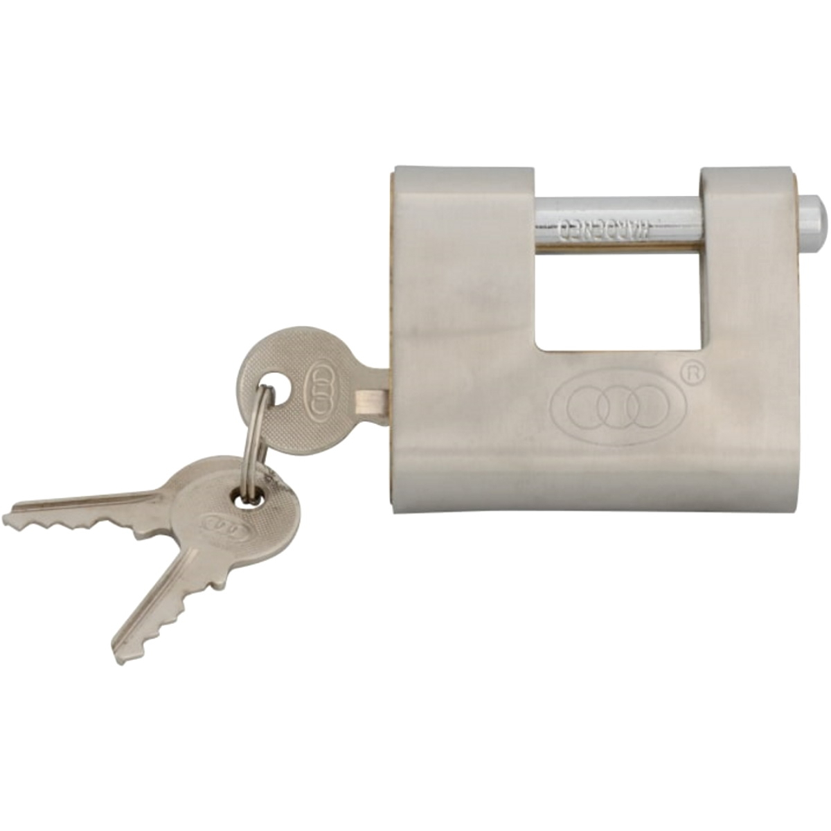 Faithfull FAIPLB60SHUT Brass Shutter Padlock 60mm
