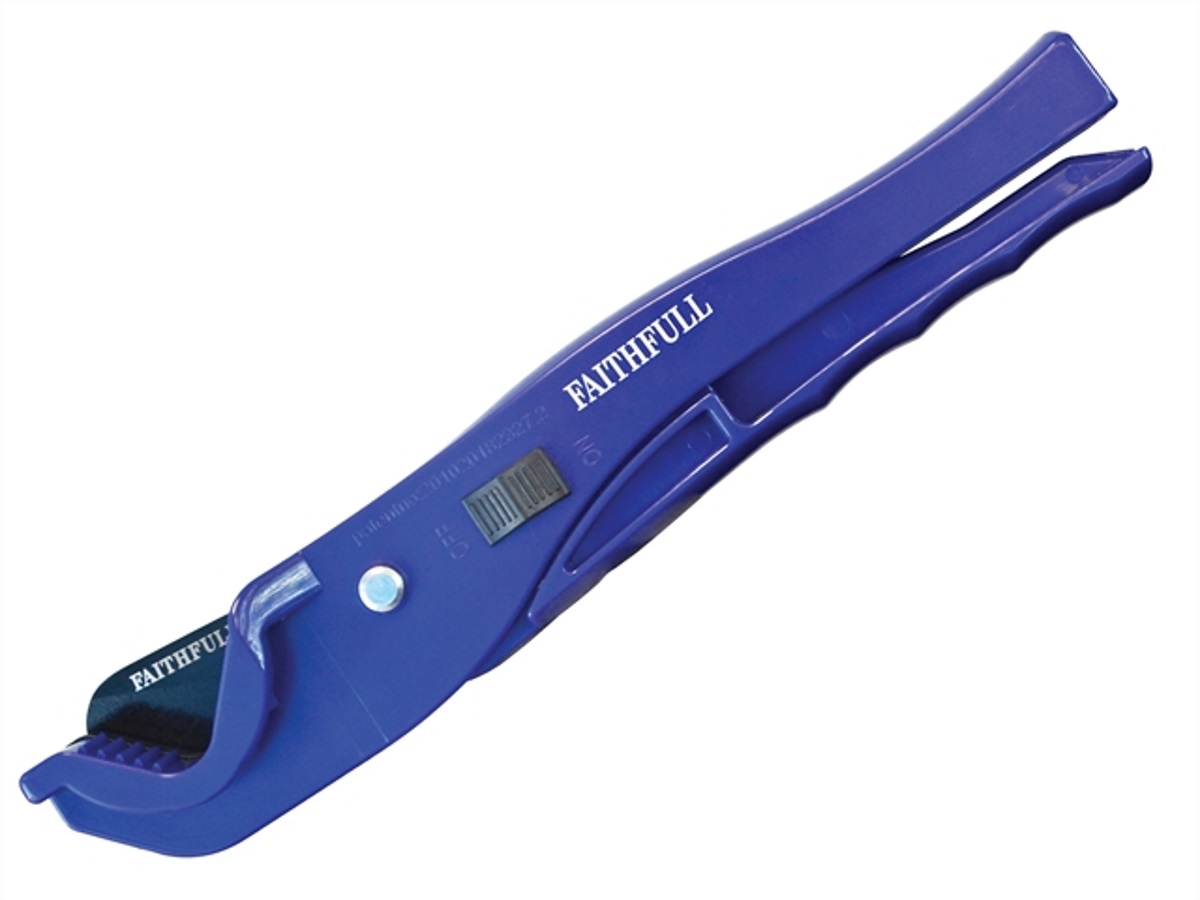Faithfull FAIPPC328N Plastic Pipe Cutter 3-28mm Capacity