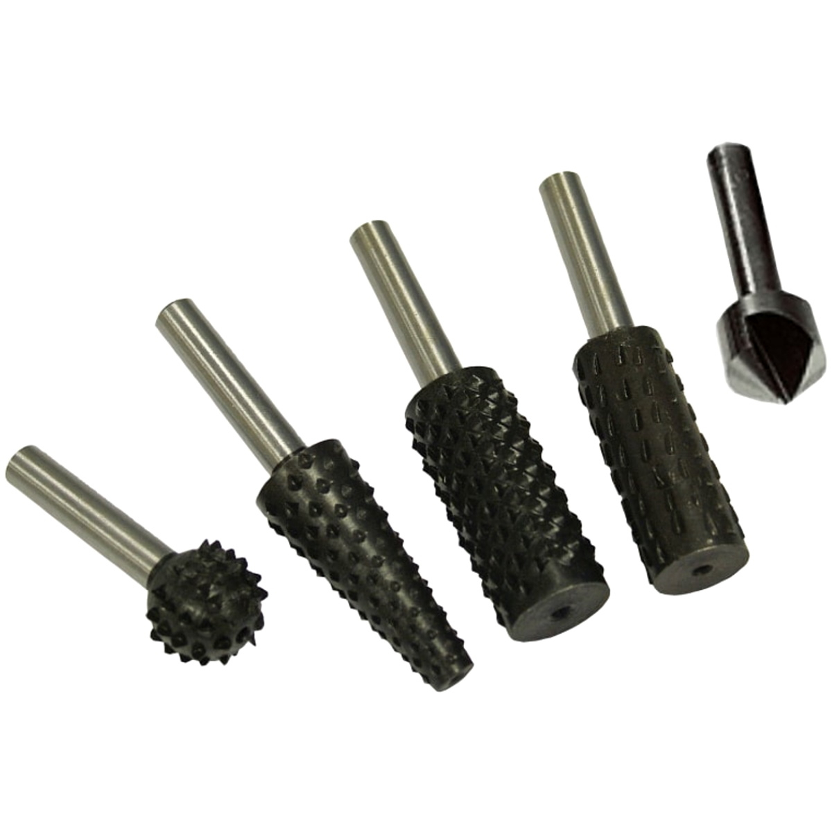 Faithfull FAIRRSET5 Rotary Rasps (4) and Countersink (1) Set