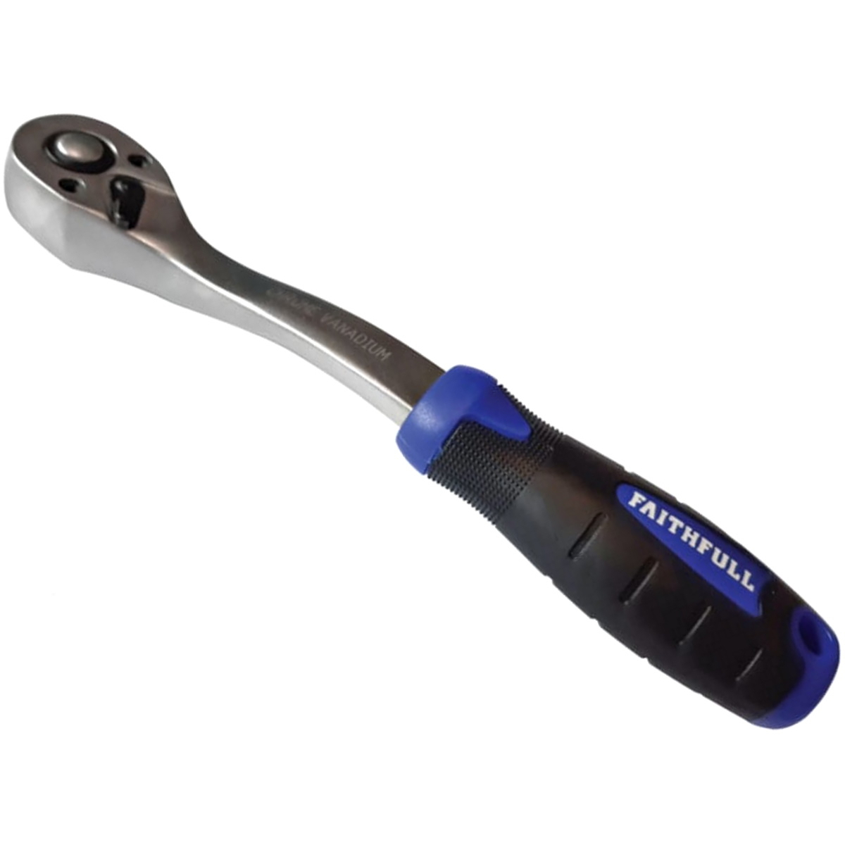 Faithfull 148014W Ratchet Handle Quick-Release 72 Teeth 1/4in Drive FAISOCRAT14N