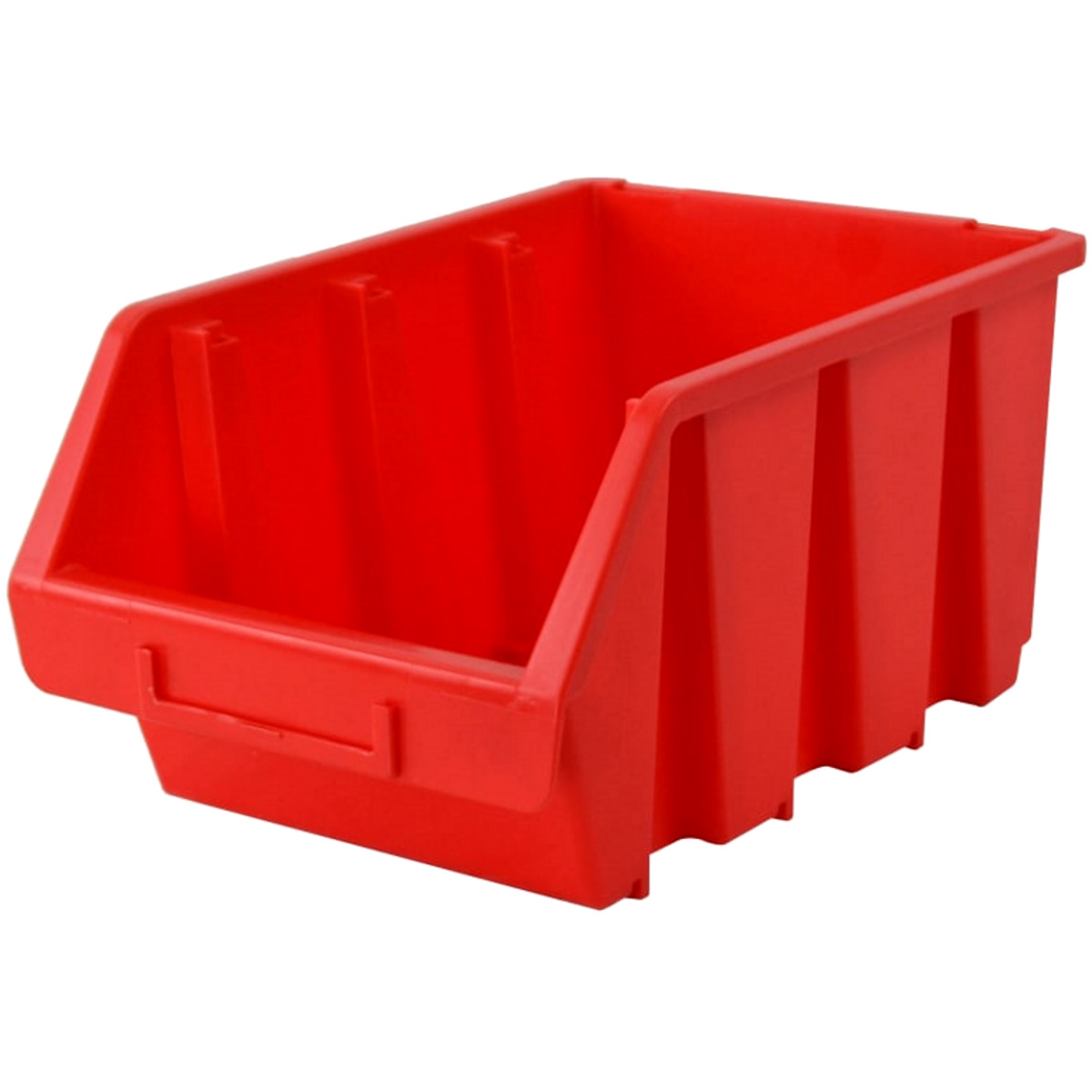 Faithfull FAITBBIN4 Interlocking Storage Bin Size 4 Red 209 x 340 x 155mm