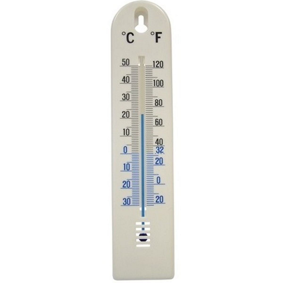 Faithfull FAITHPLASTIC Wall Thermometer Plastic 200mm