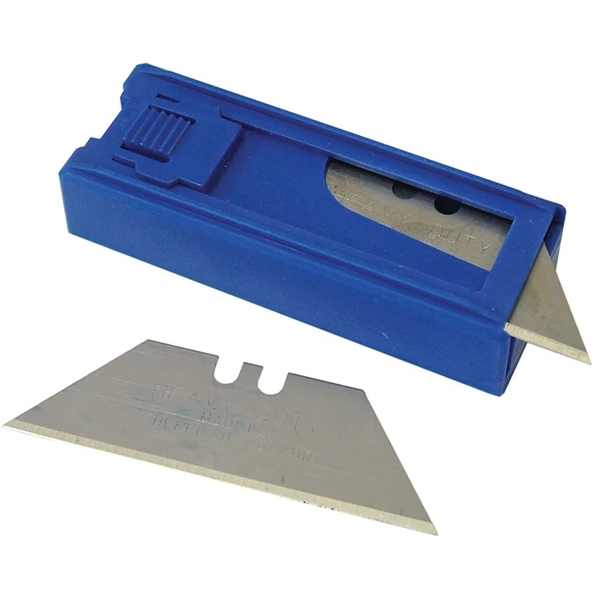Faithfull FAITKB10UK Heavy-Duty Trimming Knife Blades (Dispenser x 10)