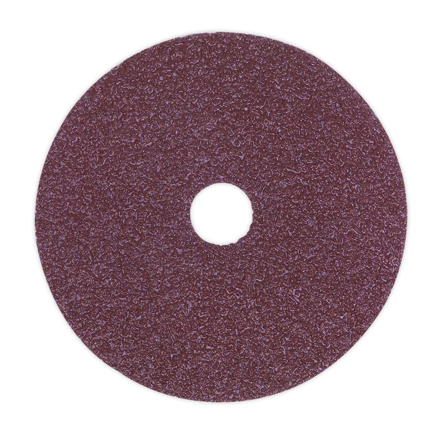 Sealey FBD11550 Sanding Disc Fibre Backed &oslash;115mm 50Grit Pack of 25