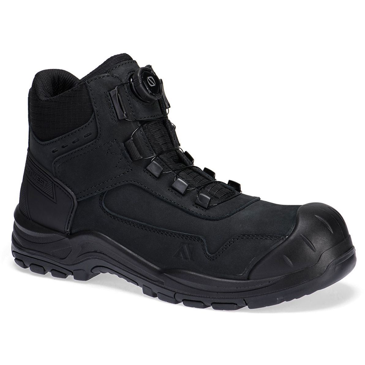 Portwest FC39 Steel Nubuck Ankle Boot S3 HRO SR FO SC Black - UK8 (EU42)