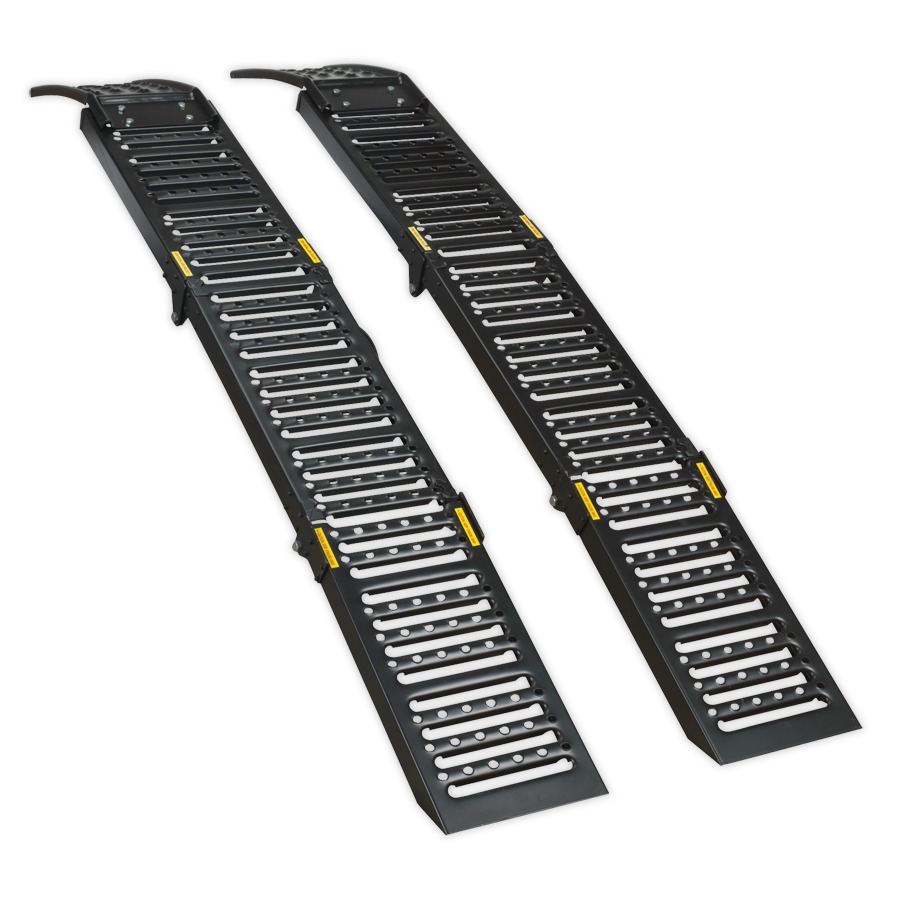 Sealey FCR500 Steel Folding Loading Ramps 500kg Capacity per Pair
