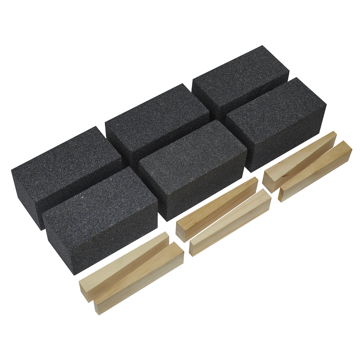 Sealey FGB36 Floor Grinding Block 50 x 50 x 100mm 36Grit Pack of 6