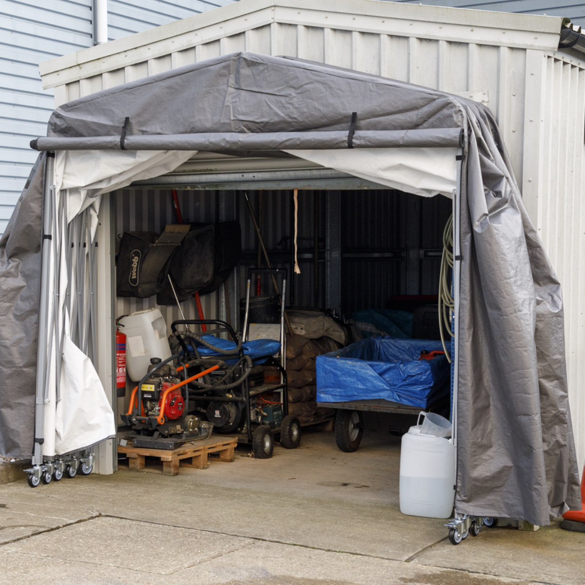 Sealey FGE01 Foldable Garage Extension 2.5 x 4.5 x 2.5m