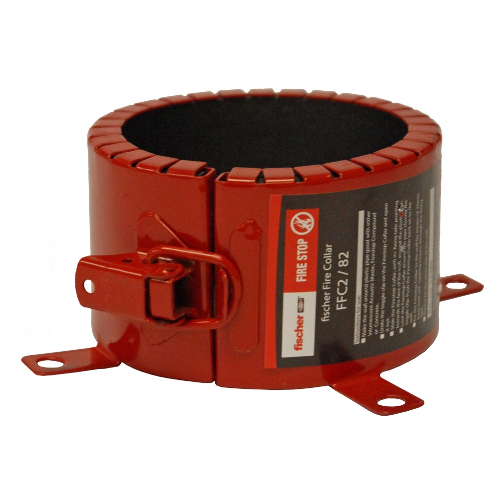 Fischer Firestop 52487 FFC2/90 90mm Red/Black Fire Collar