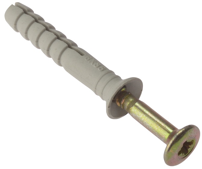 Forgefix 10HF640 Hammer Fixing & Plug M6 x 40mm (Bag of 10) FORHF640G