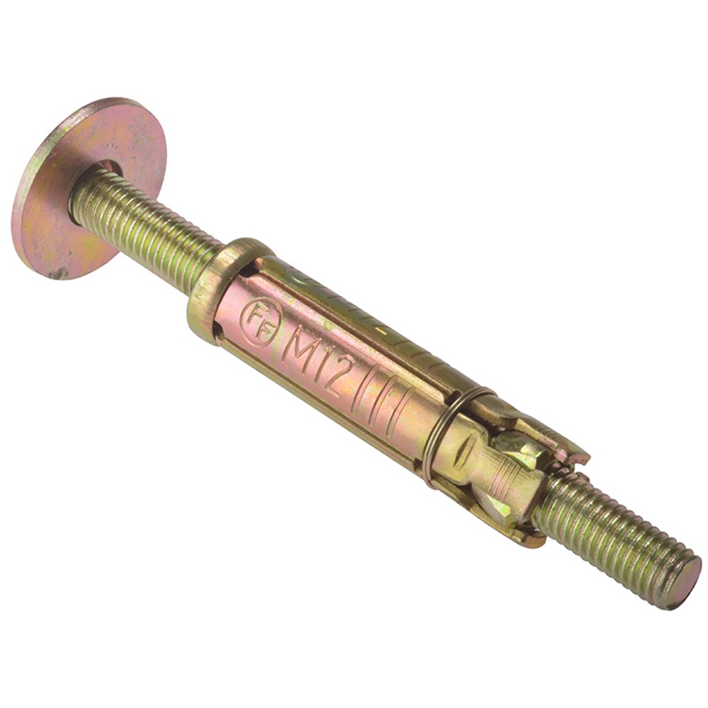 Forgefix 5LB1260 Masonry Anchor with Loose Bolt ZYP M12 x 60mm (Bag of 5) FORLB1260M