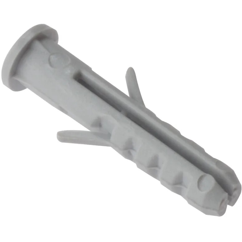 Forgefix 100RMD840 Nylon Wall Plug Rimmed M8 x 40mm Bag x 100