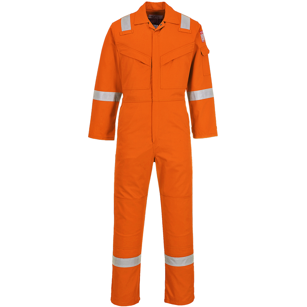 Portwest FR50 Flame Retardant Anti-Static Coverall - Orange,XX-Large