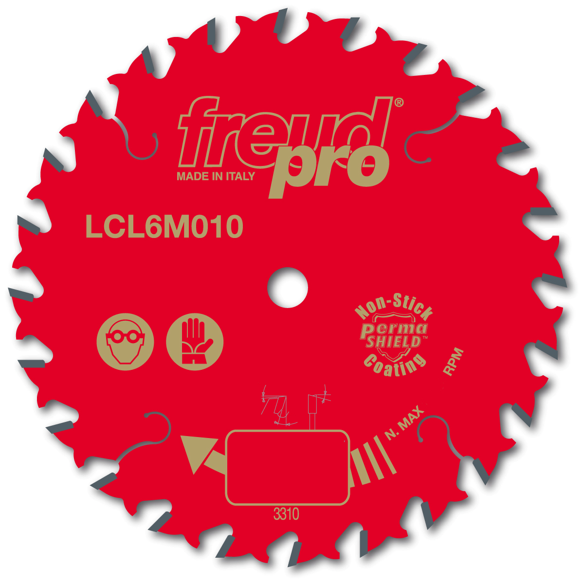 Freud F03FS09687 Trim Saw Blade 165 x 1.7/1.3 x 20 x 40T LCL6M 01064