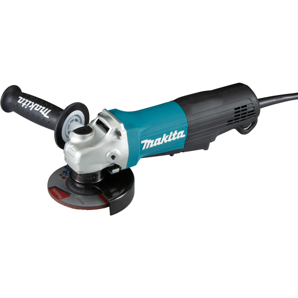 Makita GA4550R 4½" (115mm) Angle Grinder with Soft Start and Anti-Restart