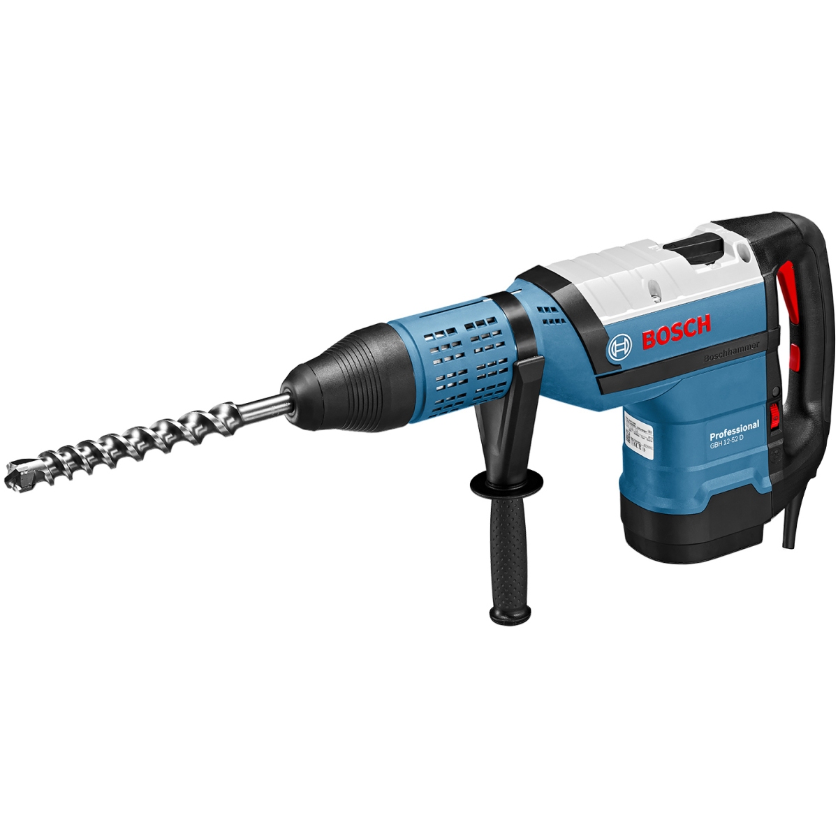 Bosch GBH 12-52 D 12kg 1700W SDS-Max 2 Function Rotary Hammer in Carry Case - 110V