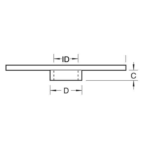 Trend GB111/C Guide bush 11.1mm dia x 4mm