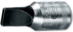 Gedore 6174310 Slotted Screwdriver Bit Socket 1/4" Drive
