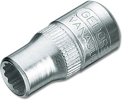 Gedore 1649558 4mm Bi-Hex Socket 1/4" Drive