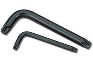 Gedore 6363980 T9 Cranked Wrench Key for Recessed TX Screws