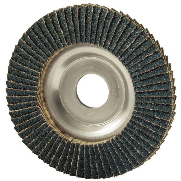 Garryson GFAZ127 5" 127mm Standard Zirconium Flap Disc Alum-Back /Angled